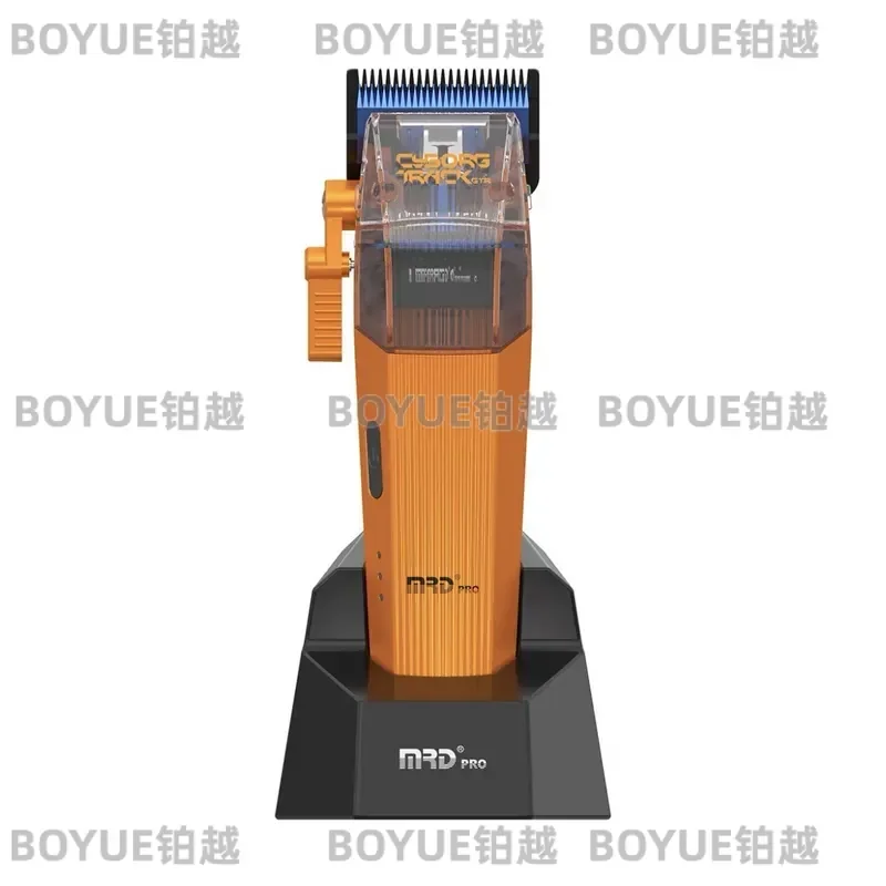 Professional Electric Hair Clipper Cordless Barber Trimmer Zero Gap Fader Cutting Machine for Men Salon Styling Tool