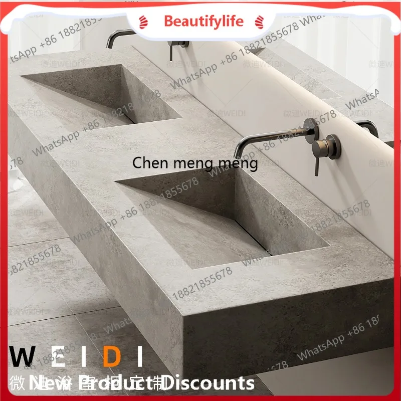 

B67 bathroom cabinet, combination set, bathroom washstand, single and double basin, face wash, hand pool, seamless basin.