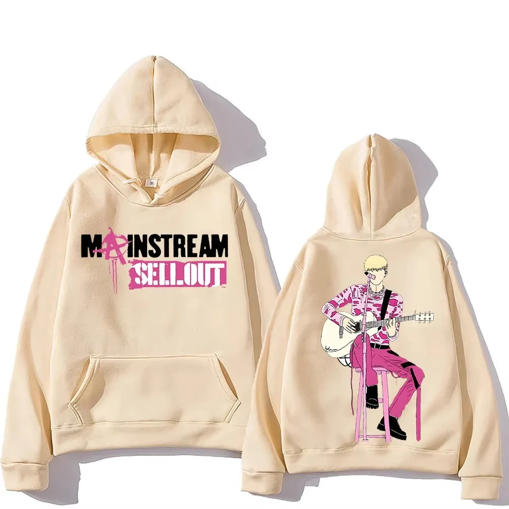 2025 Punk MachineGunKelly Sudadera con capucha Mgk con capucha Grunge Sudadera Funko Pop Hip Hop Ropa Sudaderas Moda Cómoda Pul