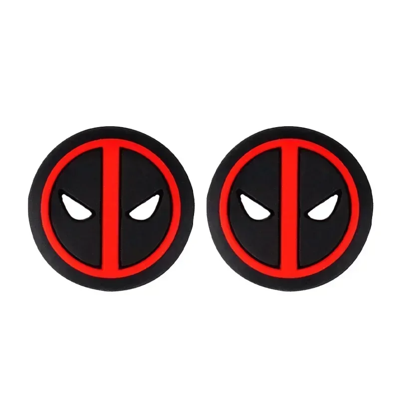 1set Disney SpiderMan Deadpool Duimgreep Cap Cover Playstation PS5 PS4 Xbox Serie Cartoon Gameing Controller Accessoires Cadeau