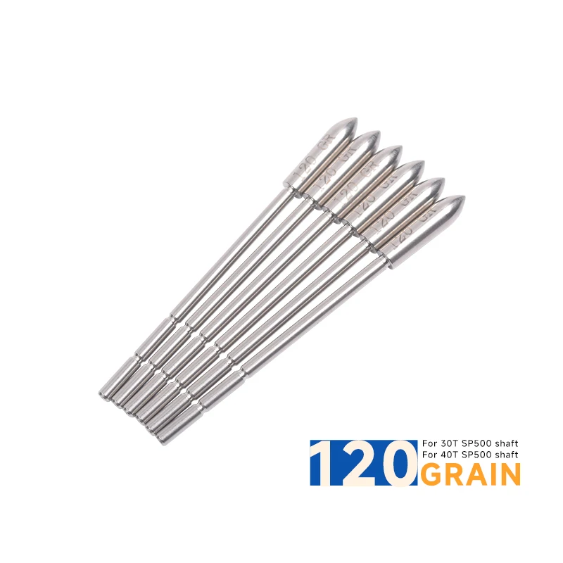 

12pcs ID3.2 Arrow Head Stainless Steel Insert Arrow Point 120 Grain Arrow Tips for ID3.2mm Craborn Shaft