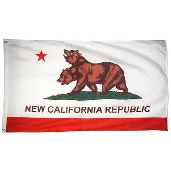 90x150cm nowy California Republic NCR niedźwiedź flaga kalifornii 3x5 stóp narodowy sztandar