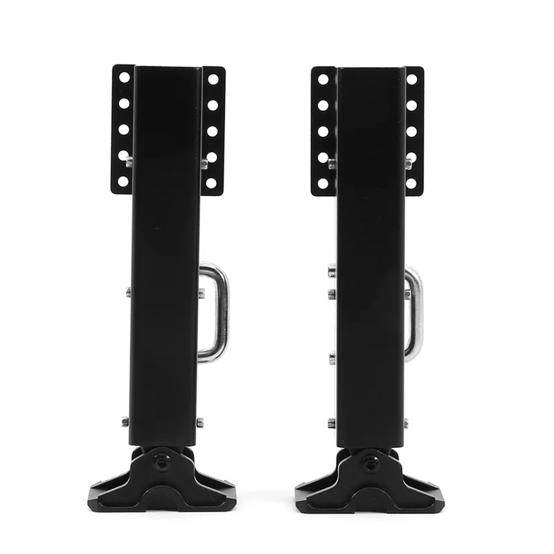 ABXE-Pamba de Metal con versión telescópica de resorte integrada para coche teledirigido 1/14, remolque contenedor Tamiya, remolque de placa alta y baja