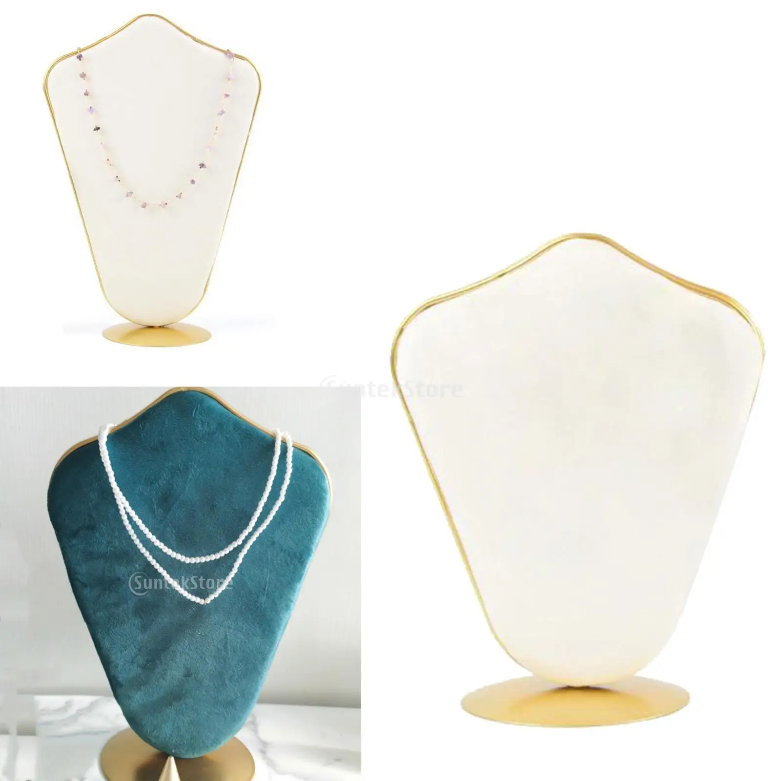 

Necklace Organizer Bust Stand for Jewelry Display in Retail and Home