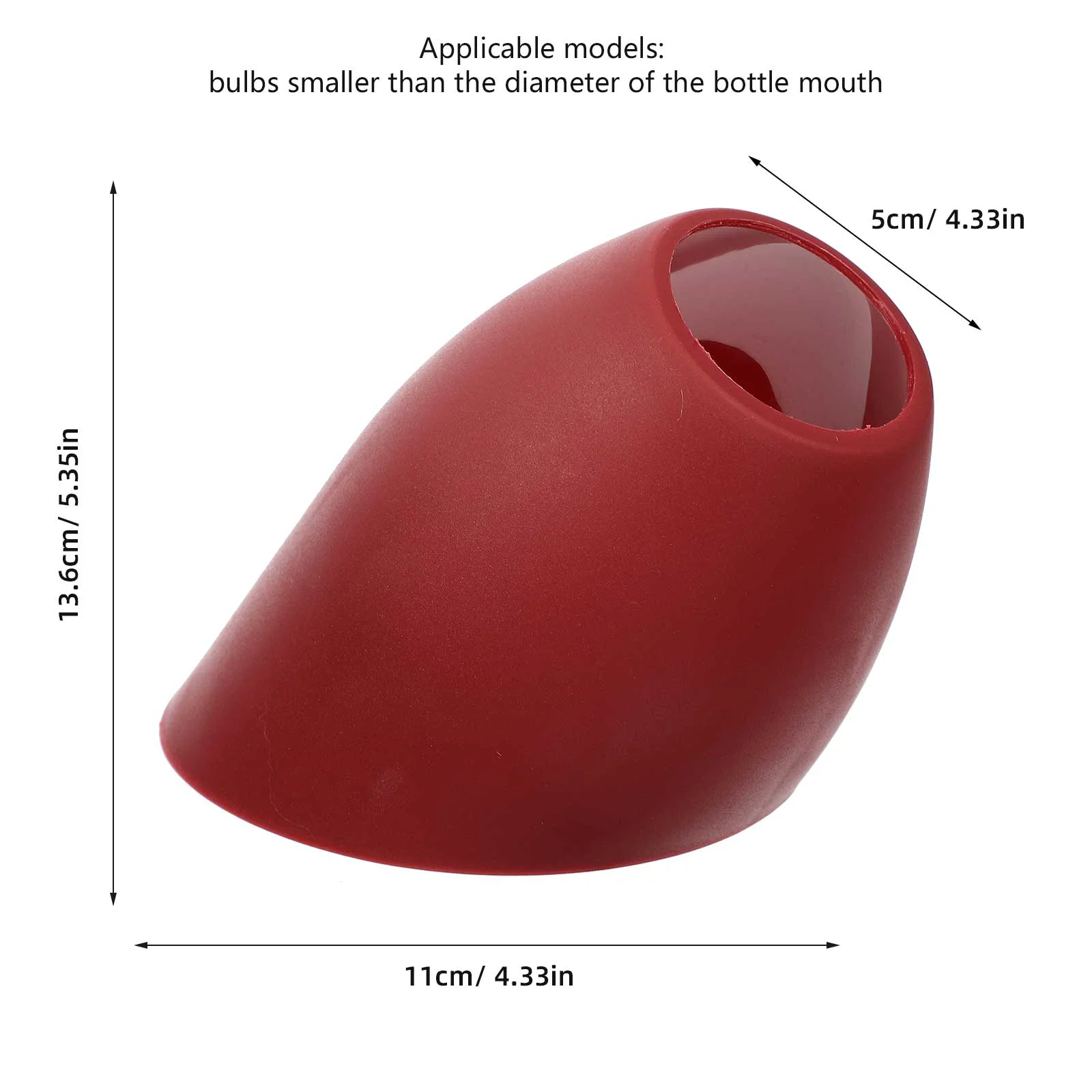 Horseshoe Lampshade Table Simple Plastic Floor Light Cover Accessory outside for Wall