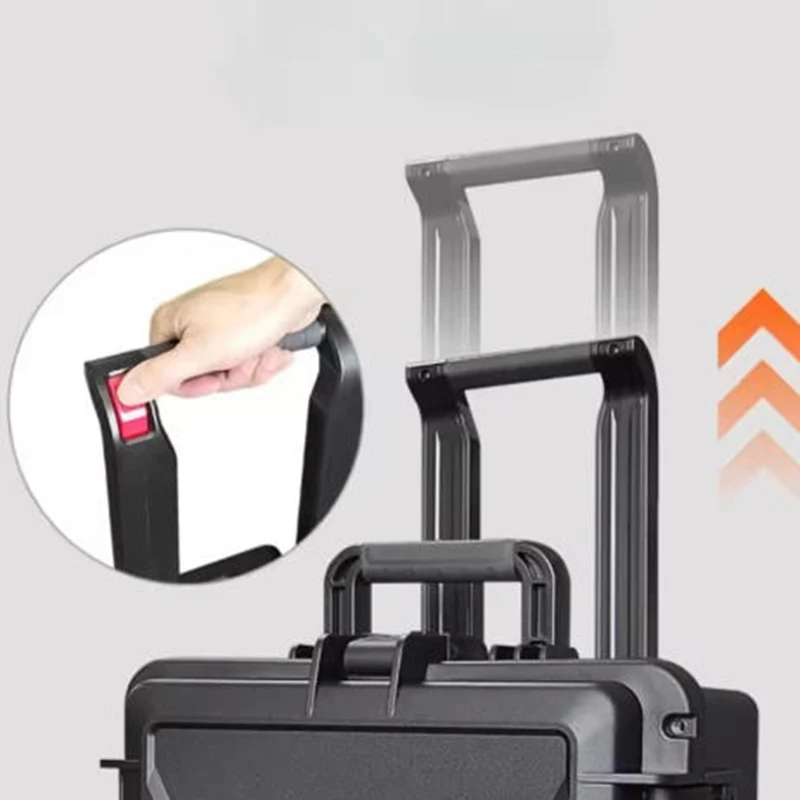 Pull Rod Toolbox Safety Protection Waterproof Tool Case Multifunction Precision Instrument Box Hard Case Handheld Toolboxes