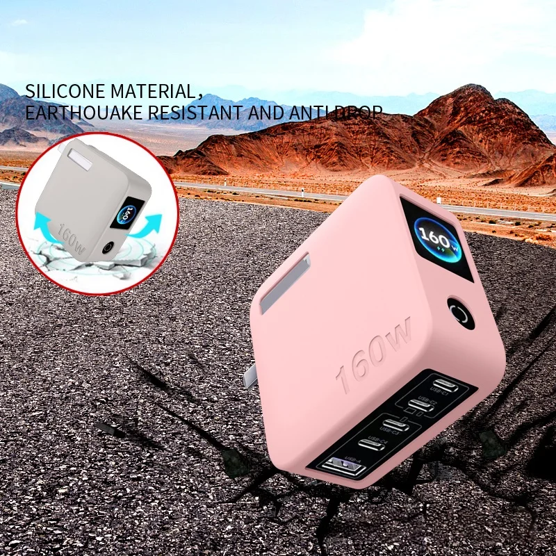 

Protective Silicone Case for UGREEN 160W, Power Bank Dust Cover Skin Shell Carrying Travel Storage Cover Organizer Accessories