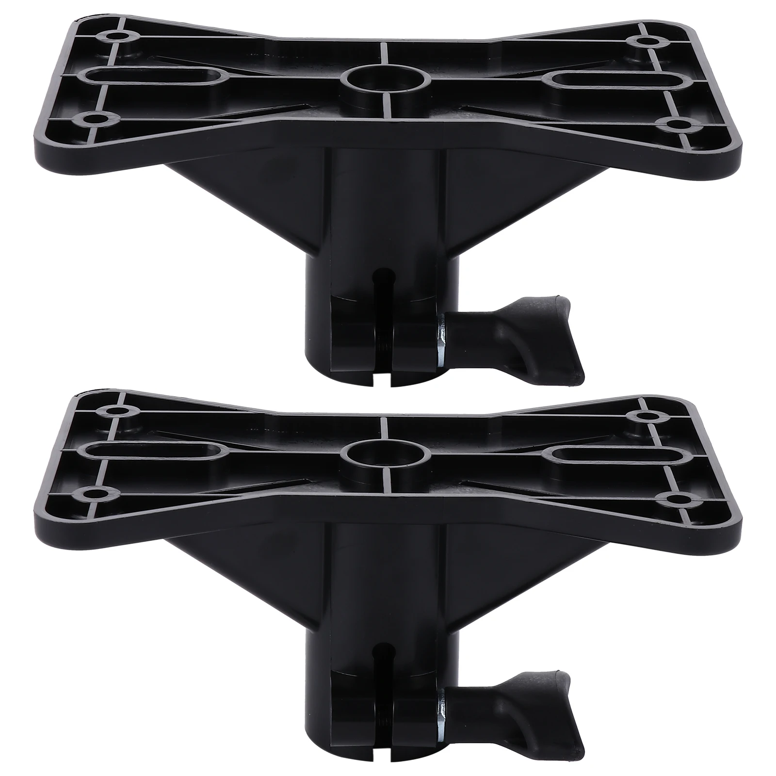 

2pcs Speaker Stand Black Plastic Bracket for Stage Party Studio Monitor Stand Studio Monitor Tripod Mount Durable