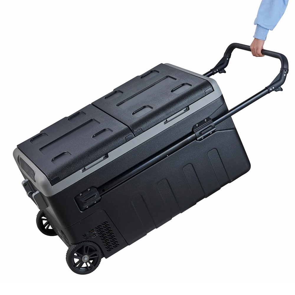 75L DC 12/24v Car Refrigerator Freezer Fridge Compressor Camping Portable Refrigerator With Compressor