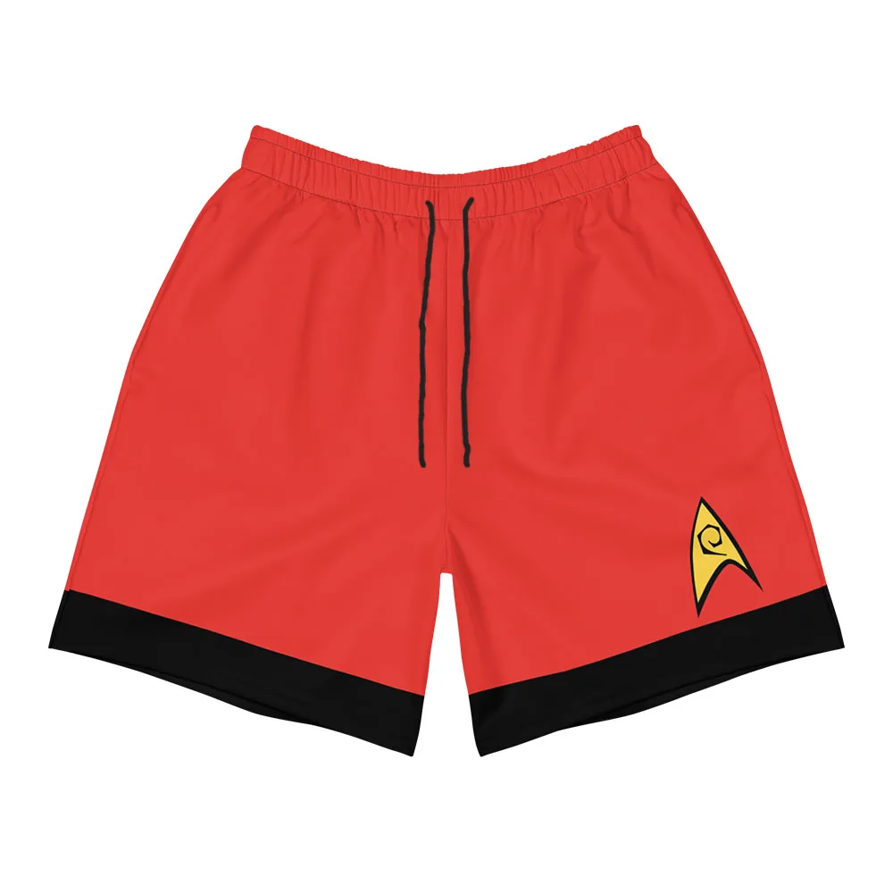 

Шорты Star Trek Engineering Uniform: повседневные, мягкие, унисекс, уличный стиль, мужские, летние, свободного кроя, модный дизайн, с 3D-принтом, полубрюки