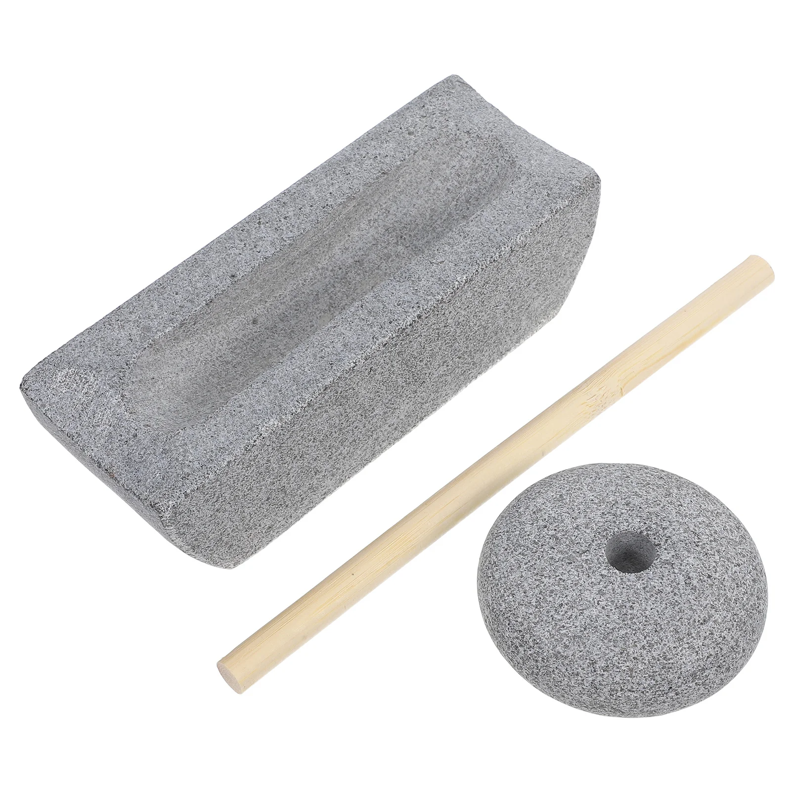 

1 Set Stone Grinder Traditional Chinese Manual Mill For Tea Coffee Spices Small Hand Crank Kitchen Grinder Natural Stone