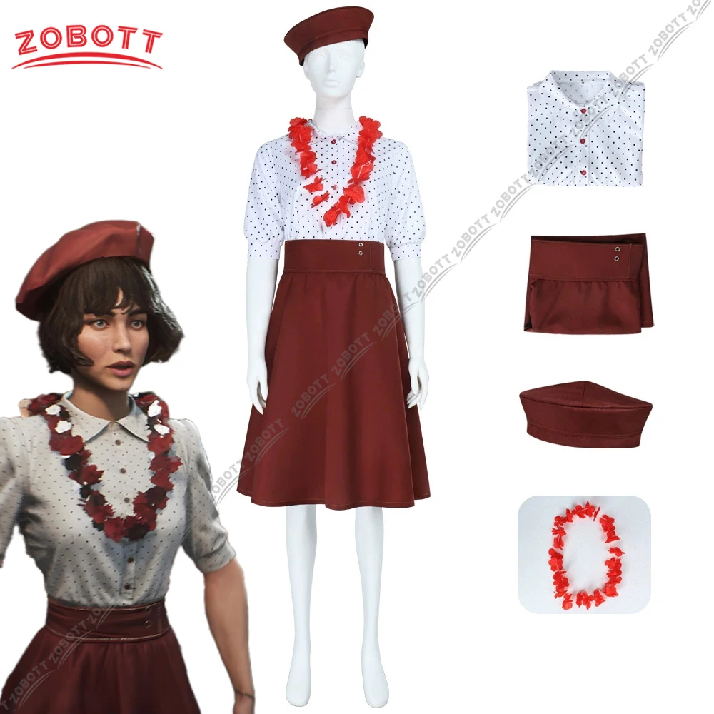 jeu-clair-obscur-expedition-33-sophie-cosplay-costume-femmes-chemise-jupe-loisirs-costume-scene-uniforme-halloween-carnaval-vetements