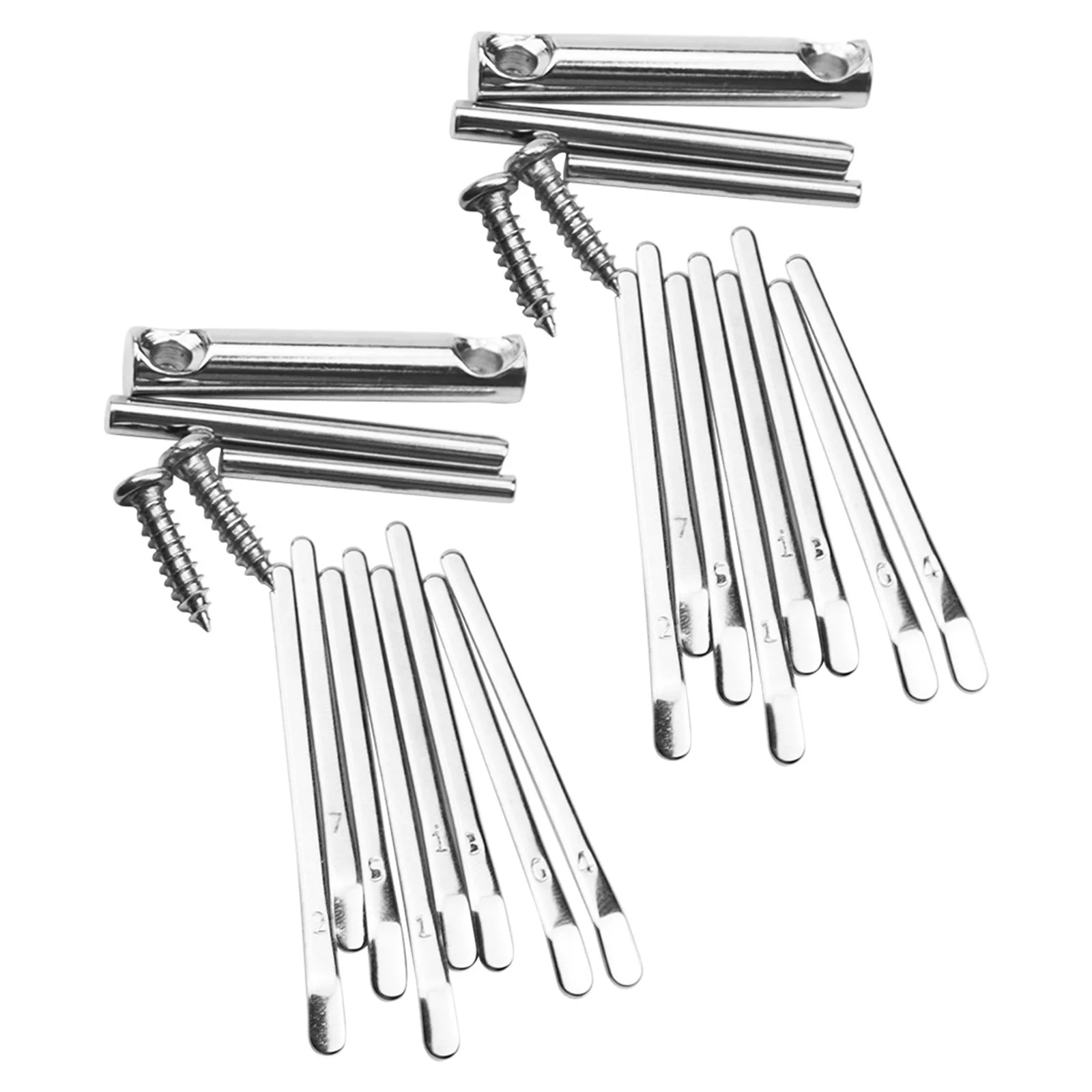 2 مجموعات لتقوم بها بنفسك كاليمبا 8-مفاتيح الإبهام البيانو آلة موسيقية محمولة للمبتدئين الاطفال الكبار إصبع البيانو لمعسكر الحفلات المدرسية