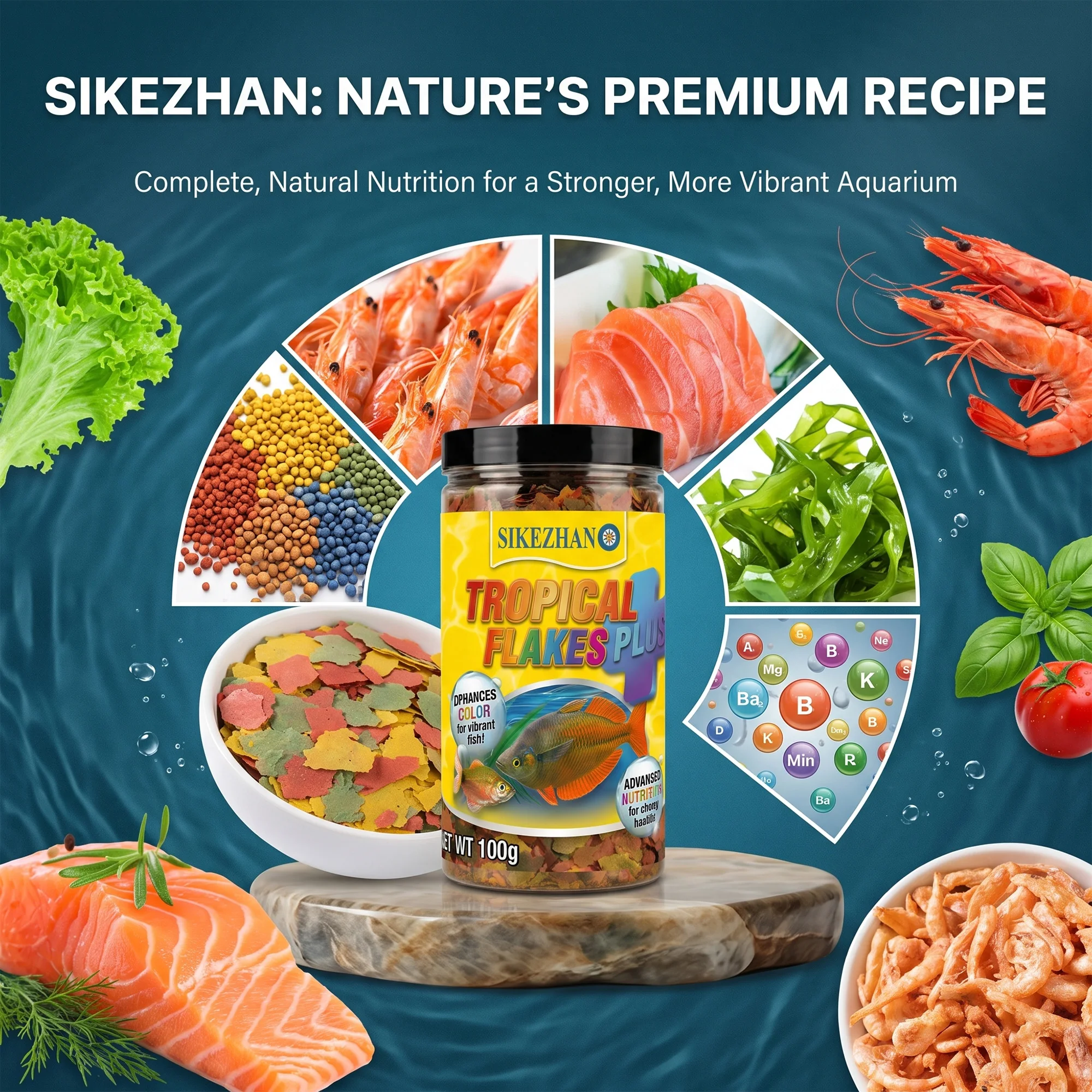 100g Color Enhancing Tropical - Tetra Food Tropical Flakes recension och pris