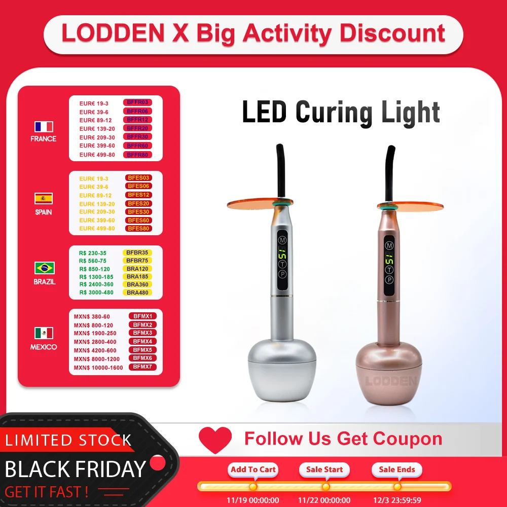 Стоматологическая полимеризационная лампа LED E 5 Вт, 1 секунда, высокая мощность, светодиодная беспроводная стоматологическая фотоотверждающая лампа, фотополимерзатор, превосходное качество