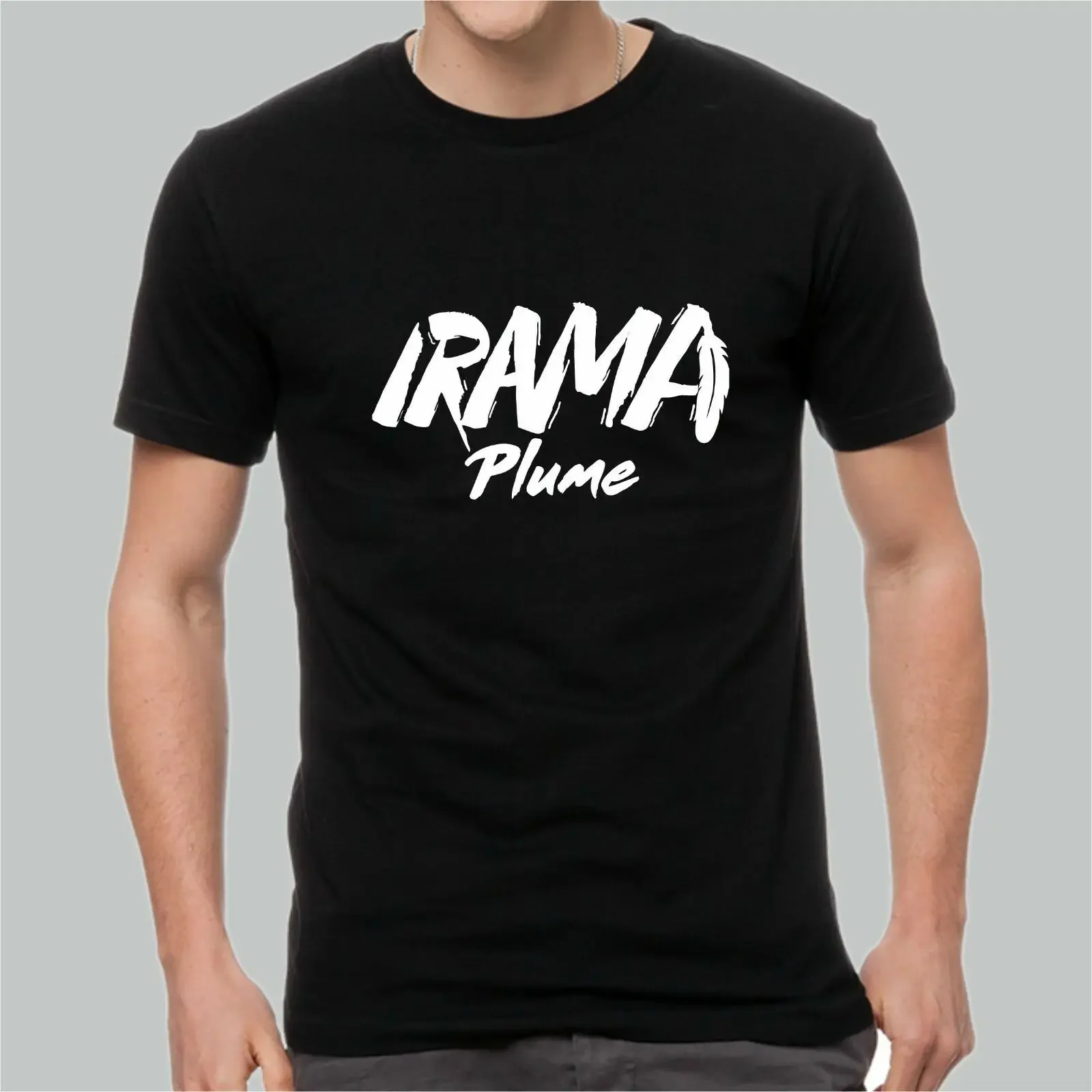 T Shirt Uomo o Bambino Irama concerto cantante amici bianca nera idea regalo vintage Washed Casual Unisex fashion Comfortable