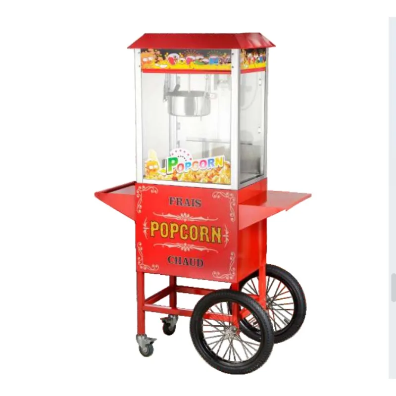 

2025 China Wholesale New Industrial Commercial Popcorn Machine Big Electric Automatic Popcorn Maker Cart for Cinemas Wholesale