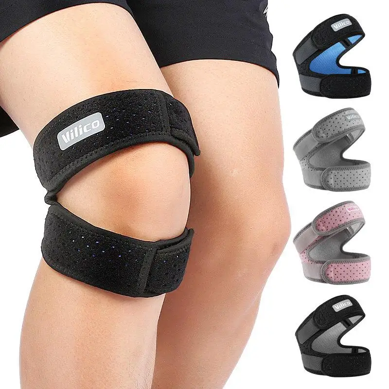 ceinture-rotulienne-professionnelle-pour-la-course-et-les-sports-de-plein-air-genouillere-fixe-a-double-ajustement-absorption-des-chocs-equipement-de-protection-sportive