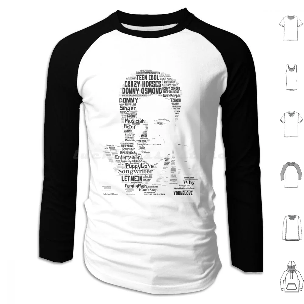 

Donny Osmond Classic Hoodies Long Sleeve Donny Osmond Donny Osmond Cc Factory Crop Circle Factory Cropcirclefactory 70s