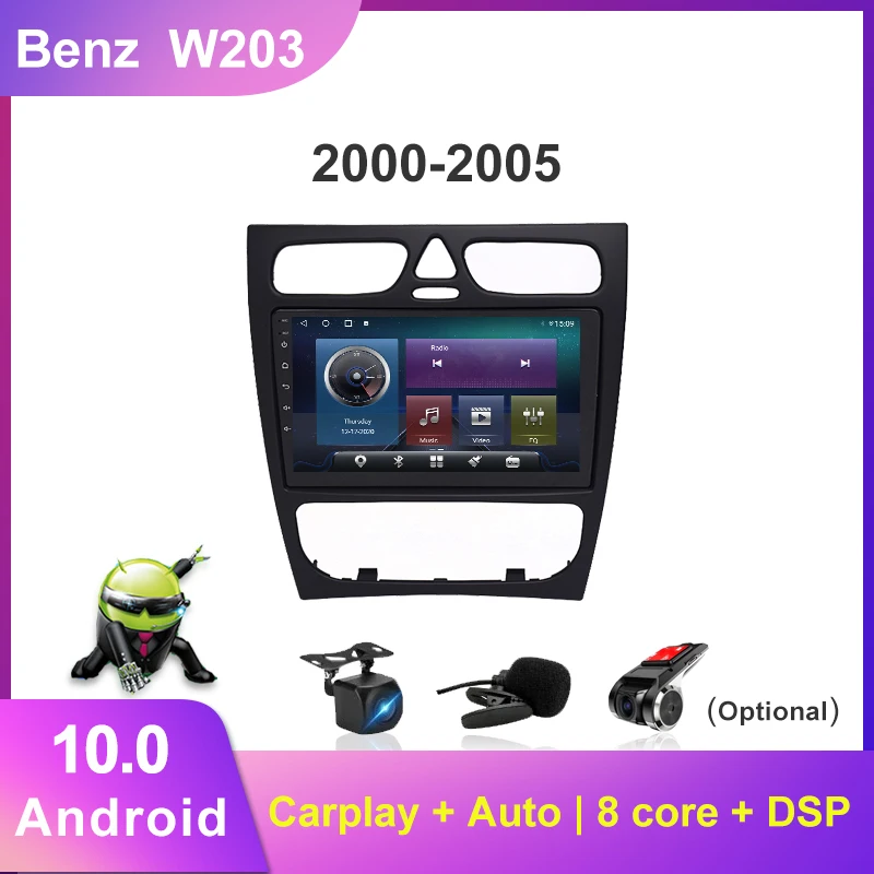 

Yeanav Car Radio For Mercedes-Benz W203 2000-2005 Android Multimedia GPS Navigation Head Unit Car Accessories Stereo Bluetooth