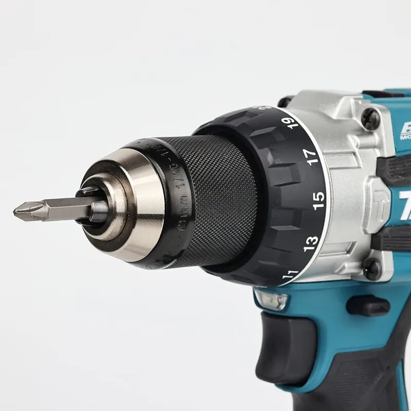 Imagem -03 - Makita-chave de Fenda de Metalurgia Recarregável Impact Driver Furadeira Elétrica Ferramenta Bare Dhp489