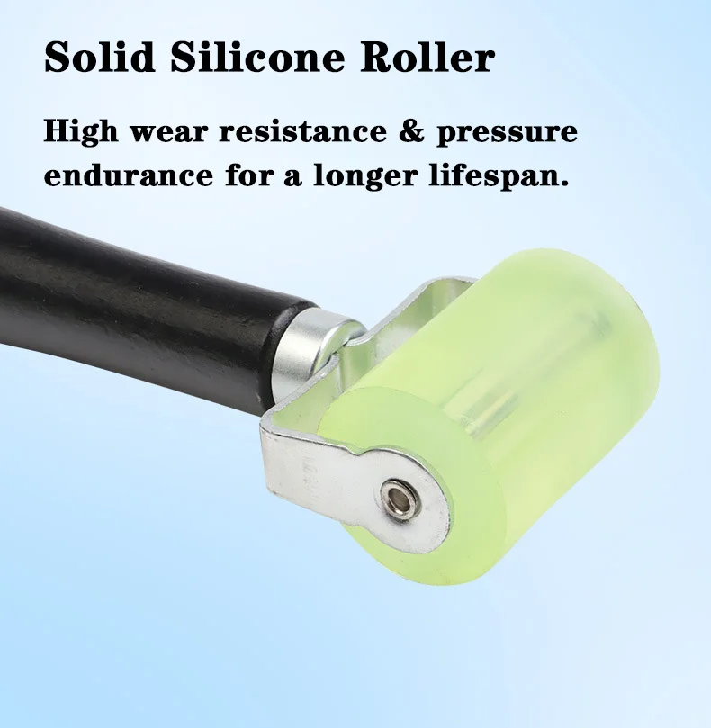 3/5cm Width Rubber Seam Roller for Wallpaper Car Sound Deadener Application Sticky Mural Pressure Rolling Wheel view 4