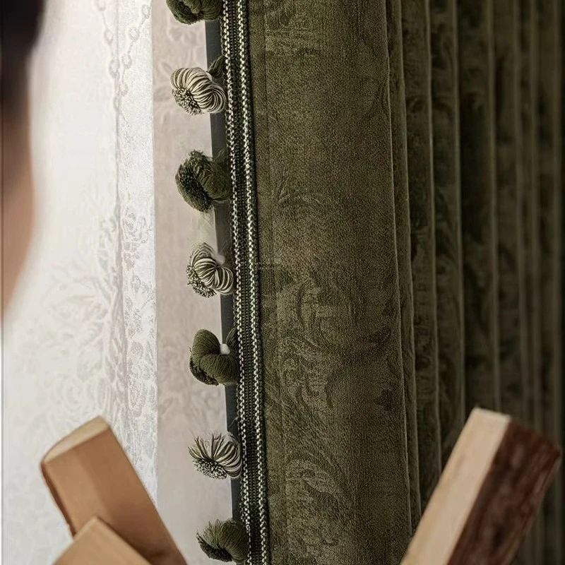 

Medieval curtains, blackout bedroom, living room, premium retro chenille