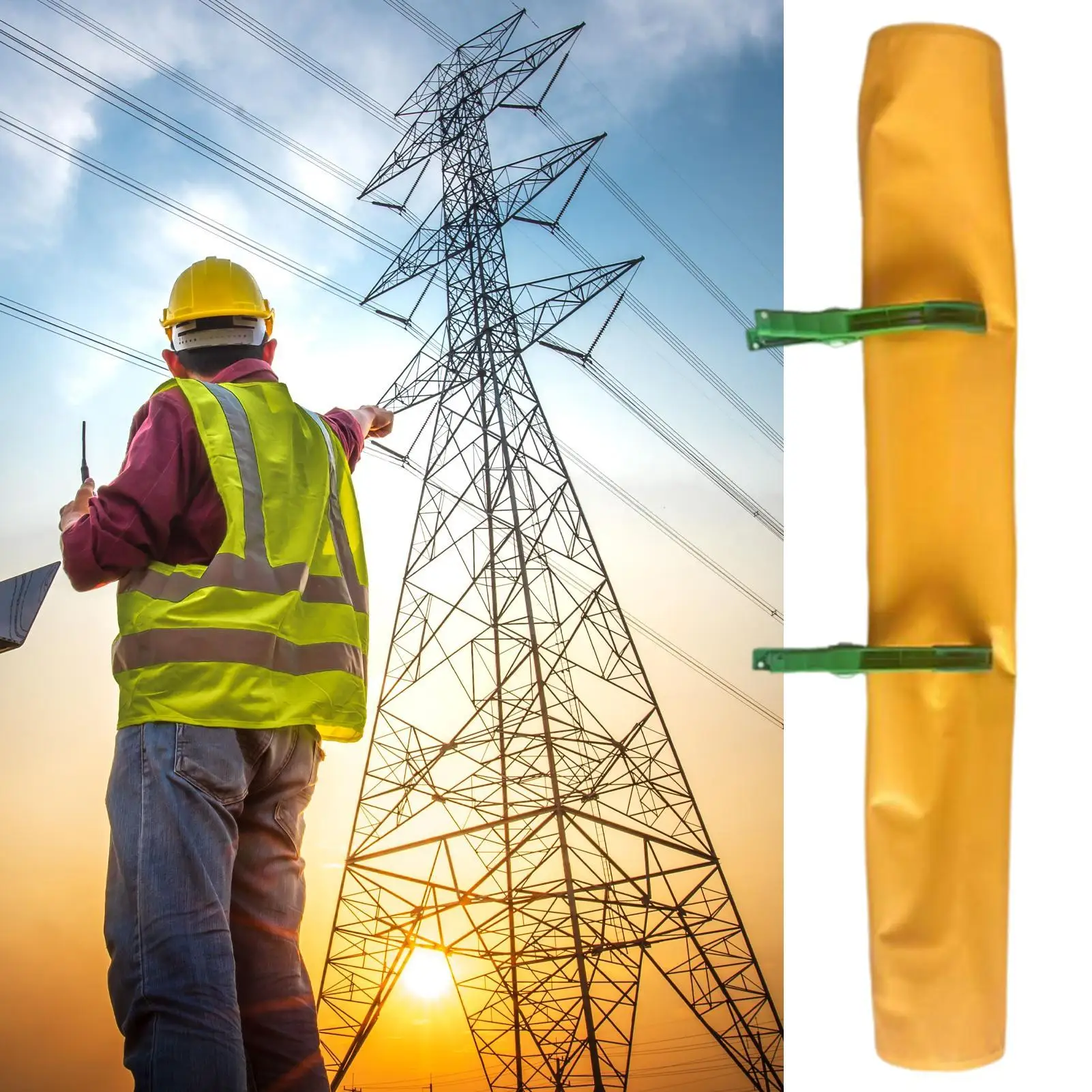 Insulated Blanket Electrical EVA Shielding Blanket 400V Protective Pad For Live Working Power Inspection Outdoor Distribution