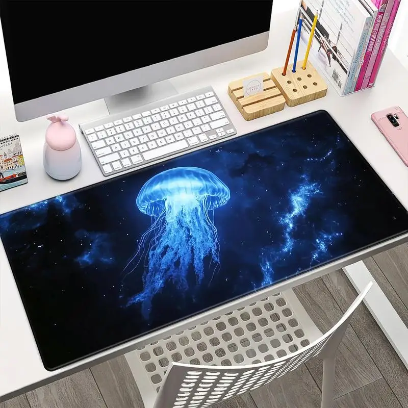 

AquaMat Pro Jellyfish Mouse Pad, Large Non-Slip Gaming Desk Mat, Washable Rubber Office Mousepad Gift