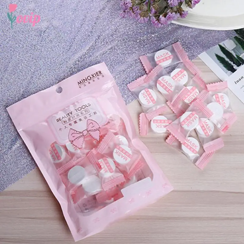 Ultra-Thin Moisturizing Disposable Compression Facial Mask Cotton Facial Sheet Face Skin Care Wrapped Masks 5/10/15/20/30pc/Bag