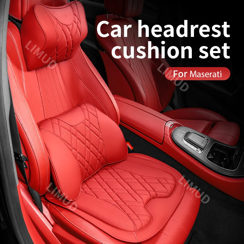 Car Seat Cushion Sitting Cushion For Maserati GranTurismo GranCabrio Quattroporte Grecale Levante Ghibli For Cars Accessories
