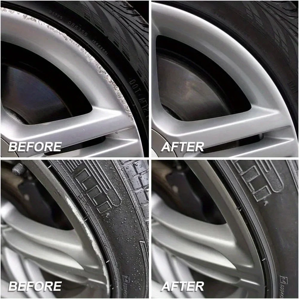 معجون إصلاح محور العجلة - إصلاح الخدوش الاحترافي واستعادة اللمعان للعجلات المصنوعة من السبائك - يتضمن إسفنجة ممتازة لسهولة DIY #4