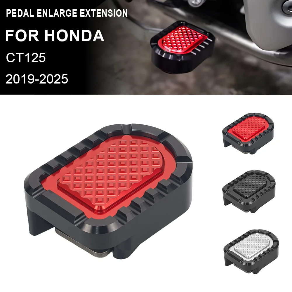 

Rear Foot Brake Lever CNC Pedal Enlarge Extension Rear Brake Peg Pad Extender For Honda CT125 HUNTER CUB Trail125 2019-2025