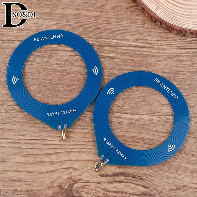 9.9KHz-181MHz Portable MW SW Loop Antenna Small Ring BB Antenna Mini Loop Antenna For Malachite SDR Receiver TEF6686 Receiver