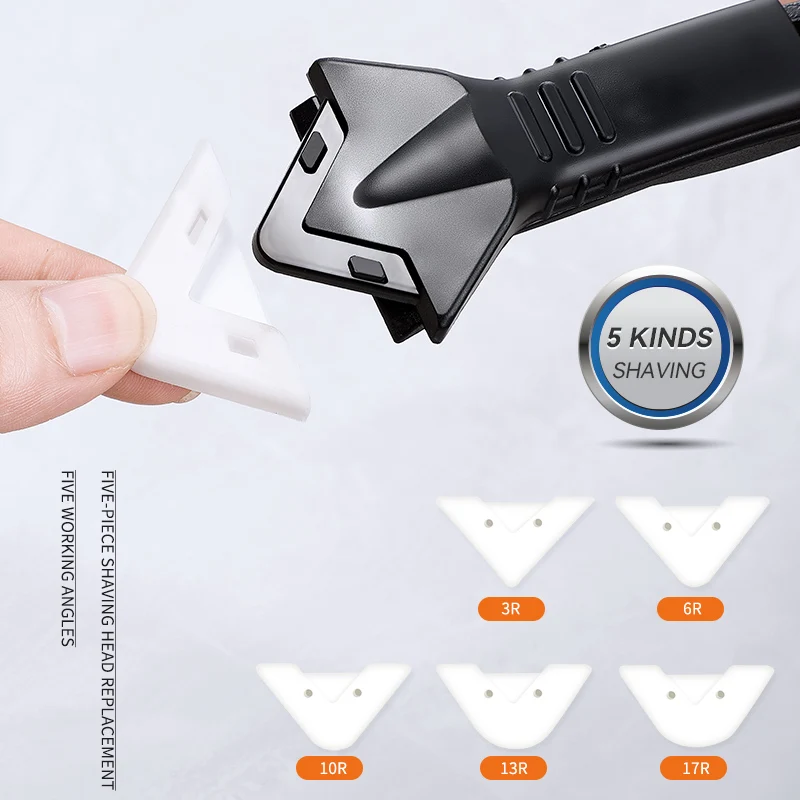 Raschietto angolare per colla per vetro utensili a mano strumento per calafataggio legante per pala pala in gomma multifunzionale rimozione del Silicone pala per cucitura angolare