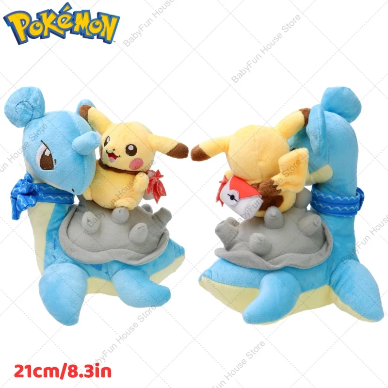 Pokemon Shiny Latios Latias Kawaii Plüschtiere Niedliche Anime Pikachu Lapras Stofftiere Peluche Puppen Geburtstagsgeschenke Kinder