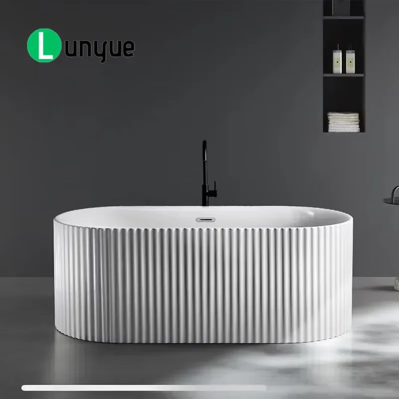 Acrylic Whirlpool Bathtub with Ergonomic Design Sturdy and Durable Bathtub Massage Bathtub