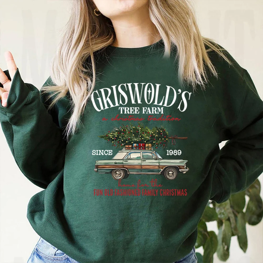 Griswold شجرة عيد الميلاد مزرعة البلوز عيد ميلاد سعيد مطابقة الأسرة عطلة تيز عيد الميلاد فيلم كلارك Griswold بلوزات
