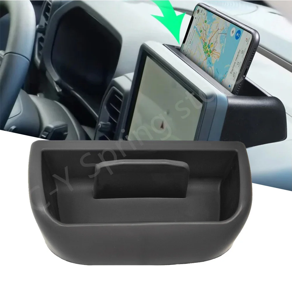 ABS Car Dashboard Storage Box for Ford Bronco Sport 2021 2022 2023   Cellphone Organizer Holder Container Tray Accessories