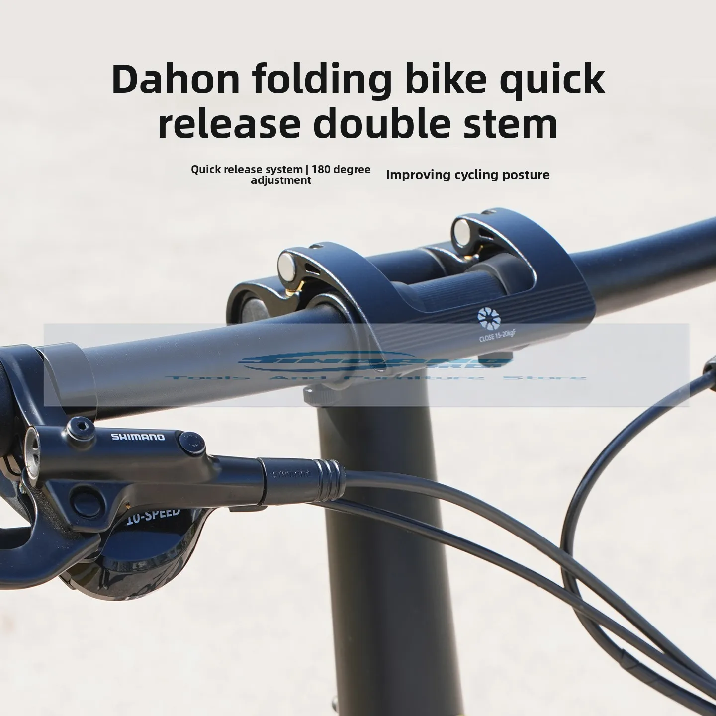 

Dahon Dahon folding bicycle D2D quick release bundle adjustable double handle stand 25.4mm modified accessories p8p10