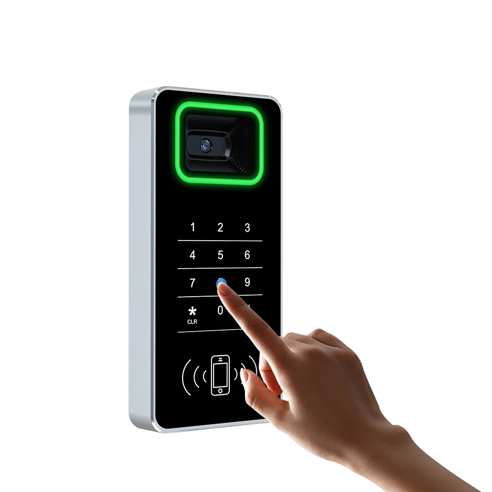 Thinmoo Remote POE Access Control System With QR Code Fingerprint Face Recognition Free Software Program App Controlled