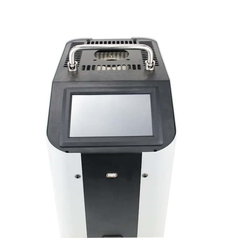 Portable dry body temperature calibrator, dry body temperature calibrator, dry shaft temperature calibrator