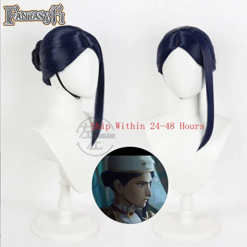 

Game Arcane Season 2 Caitlyn Cosplay Wig Caitlyn New Style Hair Women Men Halloween Carnival Party LOL Role Play Wig Props