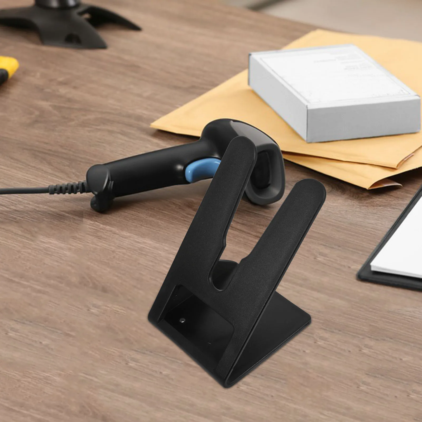 

Scanner Bracket Desk Mount Holder for Barcode Wall Rack Efficient Barcode Reader Bracket Display Easy Install