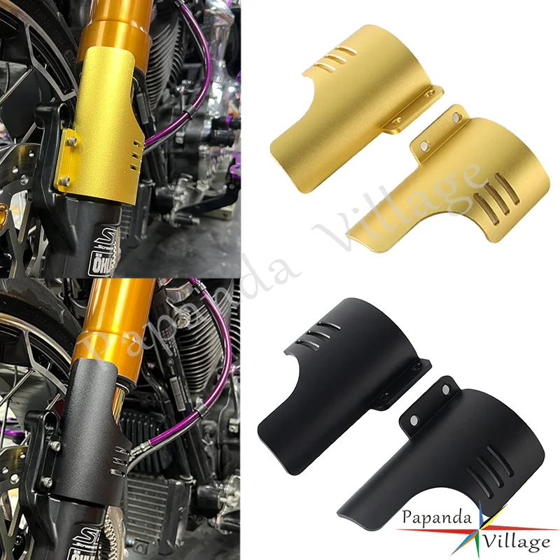

Aluminum Front Fork Guards Dust Protection For Harley CVO Road Glide FLTRXSE 23-24 FLTRXSTSE 24 Black Gold Red Lower Protection