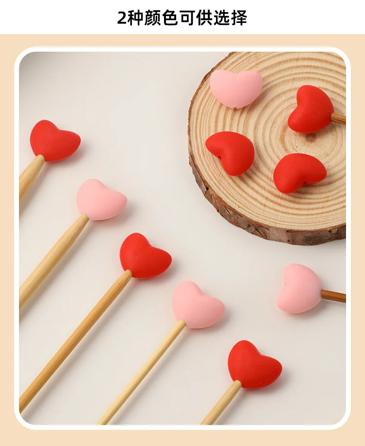 

12Pcs Silicone Knitting Needle Point Caps Anti Slip End Protectors Stitch Stopper Set for DIY Crochet Sweater Knitting