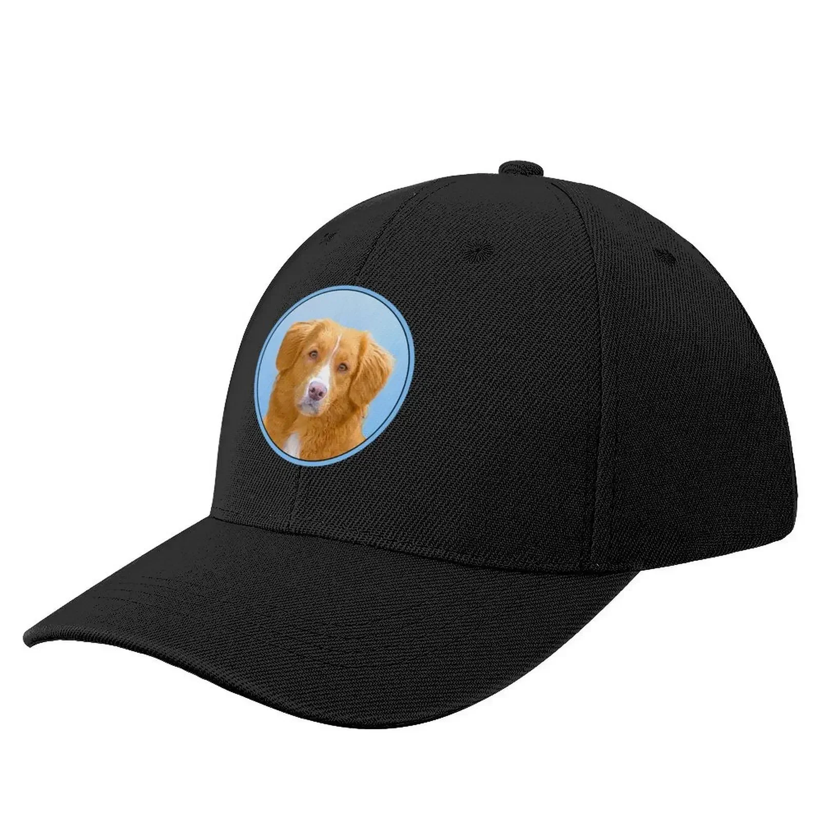 

Nova Scotia Duck Tolling Retriever Dog Painting Baseball Cap Mountaineering Sun Cap Sunscreen Snapback Cap Men Women's