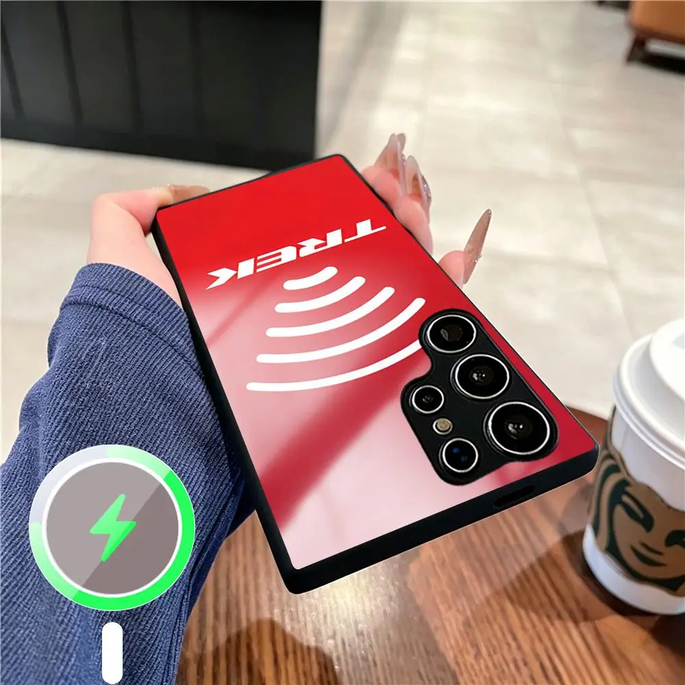 Stylish simple cool TR-Racing- EKes Phone Case For Samsung S26 S25 S24 S23 S22 S21 Plus Ultra Fold A Glass Magnetic Case