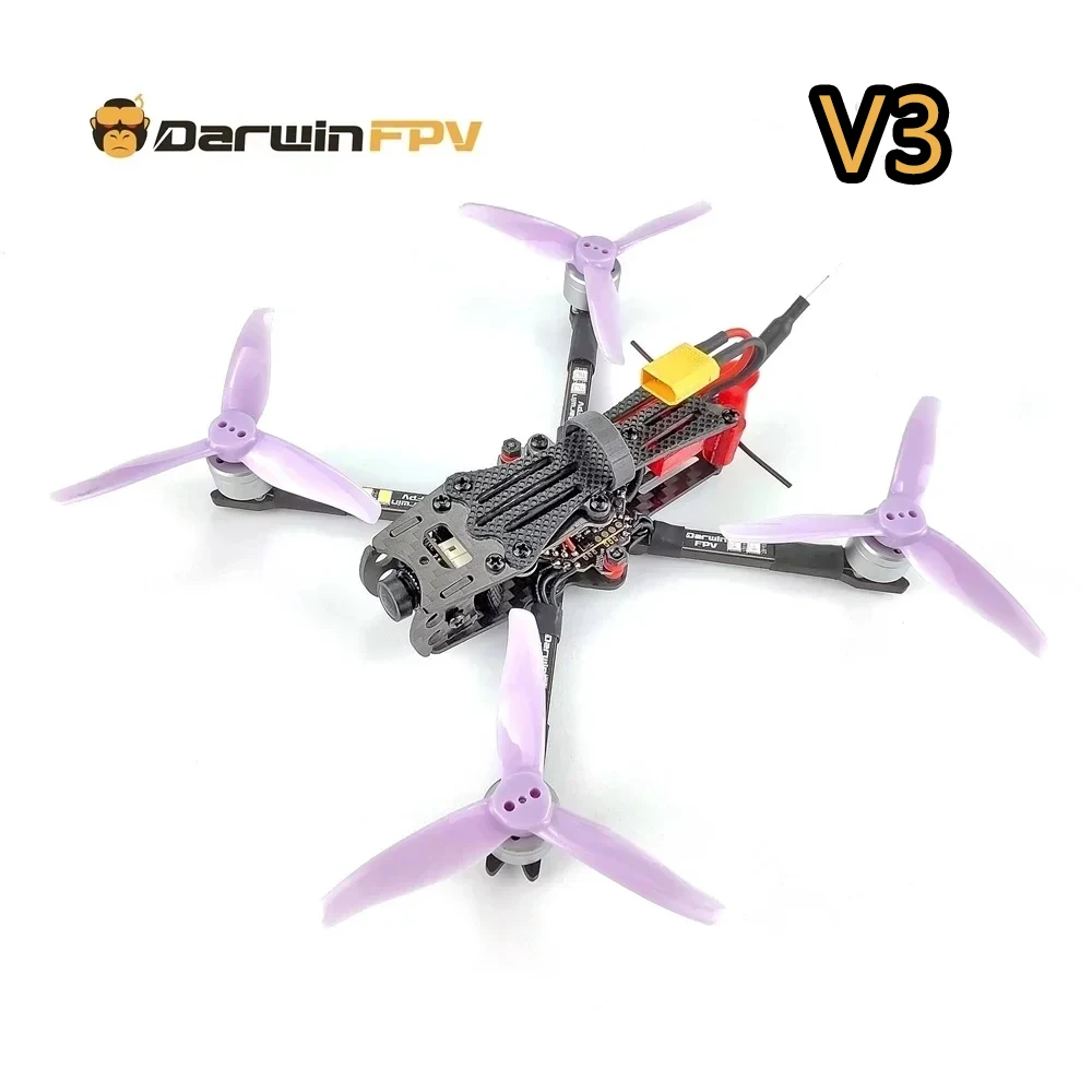 DarwinFPV Baby Ape Pro V3 3 Inch FPV Drone Quadcopters 142mm with Brushless Motor Caddx F4 AIO Flight Controller VTX Propeller thumbnail 3