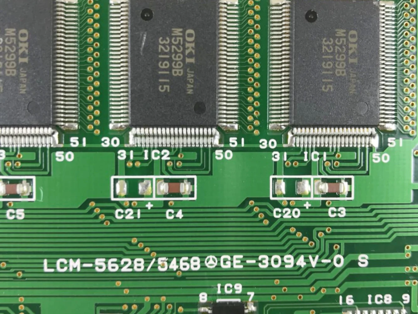 Tela de exibição LCD LCM-5628